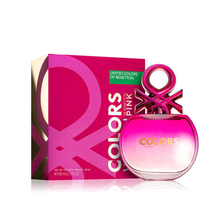 Benetton Colors Eau De Toilette Spray for Women, Pink, 2.7 Ounce